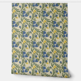 Rustikale Blumenmauer Tapete