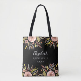 Rustikale Blumenzwiebelblüten Rose Hochzeitsmagie Tasche