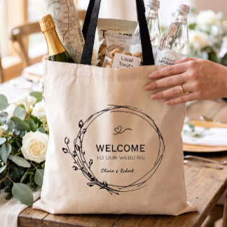 Rustikale Blumenzwiebeltasche Tragetasche