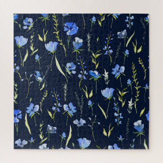 Rustikale Blüten: botanische Illustration.