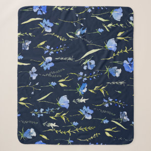 Rustikale Blüten: botanische Illustration. Sherpadecke