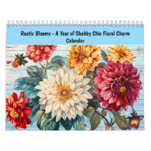 Rustikale Blüten – Ein Jahr voller Shabby-Chic-Blu