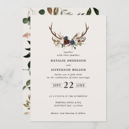 Rustikale Blüten und Geweihe Hochzeitsnacht Bordea