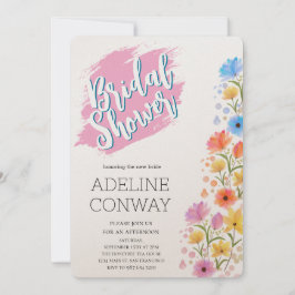 Rustikale Blüten und verborgene Träume Einladung