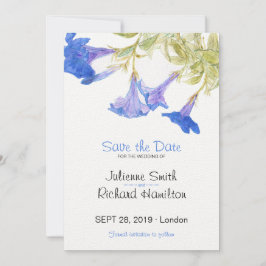 Rustikale Blütenblumen Hochzeiten retten das Datum Save The Date