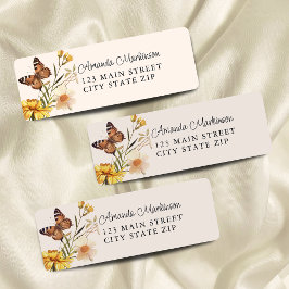 Rustikale Blütenschmetterlingsweibchen Neutrale Ba