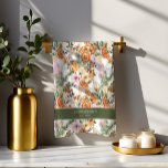 Rustikale bohemianische Weihnachtszeit Geschirrtuch<br><div class="desc">Rustikale bohemianische botanische Winter trocken Zitrusküchen Handtücher,  Weihnachtsgeschenke für Mama,  Weihnachtsgeschenke für ihre Weihnachtsgeschenke Wohngestaltung personalisierte Name Küchentücher</div>