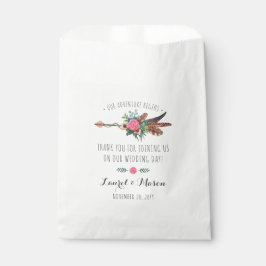 Rustikale Bohemisch Feathers Arrow Wedding Vielen  Geschenktütchen