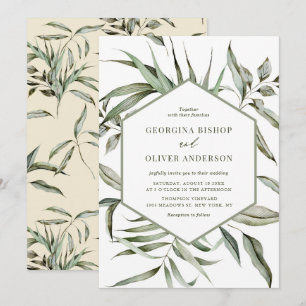 Rustikale Bohemische Wasserfarbenwelt Herbsthochze Einladung