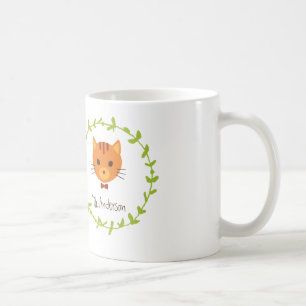 Rustikale Boho Forest Cats Hochzeit Einladung Kaffeetasse