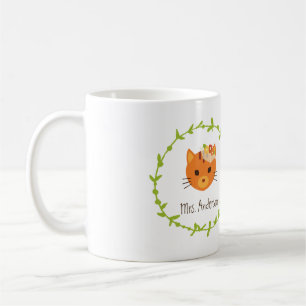 Rustikale Boho Forest Cats Hochzeit Einladung Kaffeetasse
