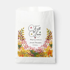 Rustikale Boho Herbstblütenhochzeit fällt in Liebe Geschenktütchen