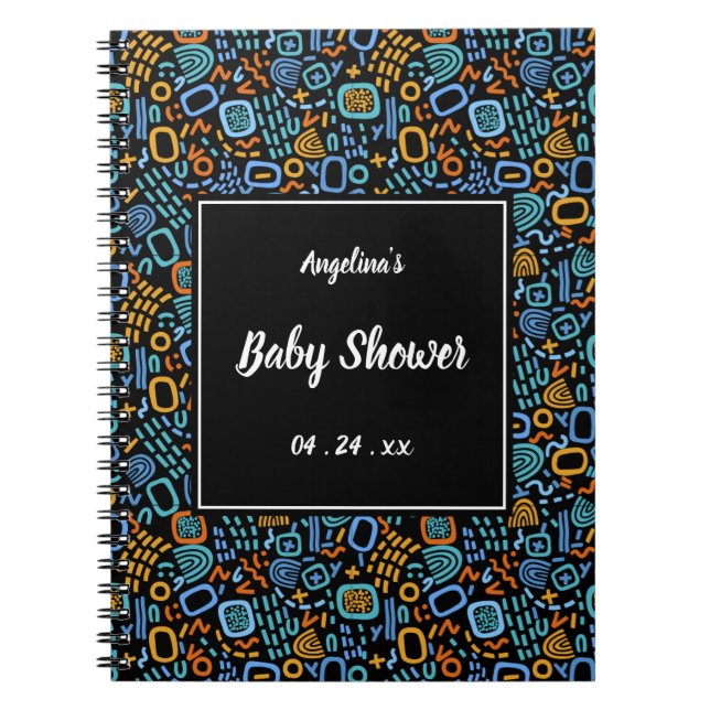 Rustikale Boho Icon-Geschenkliste Notizblock (Vorderseite)