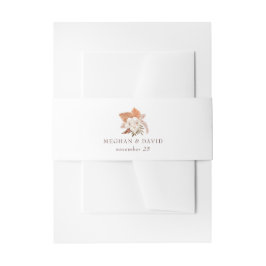 Rustikale Boho Pampas Grass Floral Wüste Hochzeit Einladungsbanderole