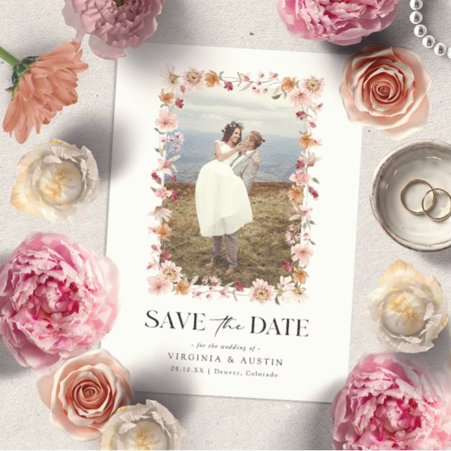 Rustikale Boho Save the Date-Karte Date (Von Creator hochgeladen)