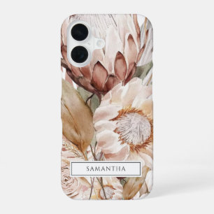 Rustikale Boho-Terrakotta-Botanik iPhone 16 Hülle