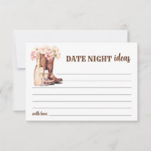 Rustikale Boots Brautparty Bride Date Night Ideas