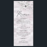 rustikale Botanics Hochzeitsessen Menü Einladung<br><div class="desc">Unsere traumhafte Blumenkollektion bietet Acrylpinselstriche in Blau und Himmelblau mit grauen Blattbildern,  die romantische Gefühle für alle Gegenstände bringen,  die sich über Hochzeitsbedürfnisse,  Bürobedarf und persönliche Gegenstände verteilen.</div>