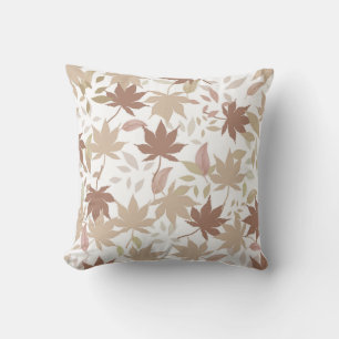 Rustikale Botanische Ahornmöbel Blätter Pattern Ge Kissen