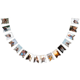 Rustikale botanische Hochzeit im Herbst Wimpelkette