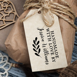 Rustikale botanische Personalisierte Handarbeit mi Gummistempel