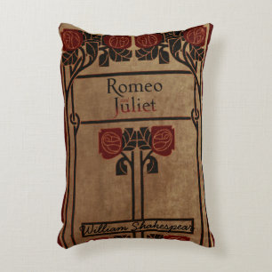 Rustikale Buchdecke Kissen Romeo und Julia