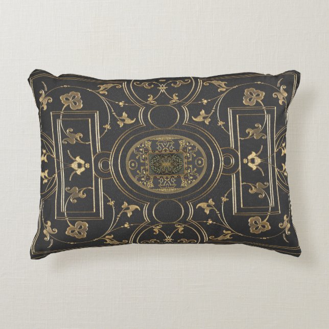 Rustikale Buchdeckerkushions Gilded Botanical Zierkissen (Vorderseite)