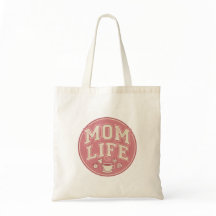 Rustikale Burgunder-Mom-Life-Tasche