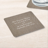 Rustikale Burlap Wedding