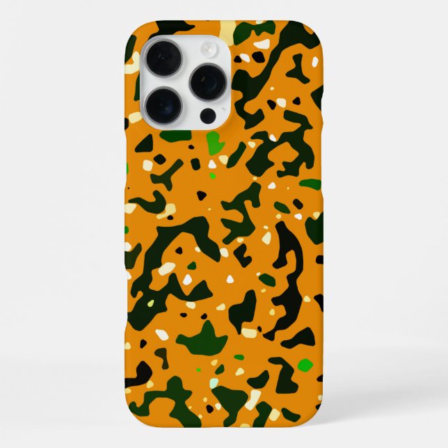 Rustikale Camo-Tarnmuster iPhone 16 Pro Max Hülle (Rückseite)
