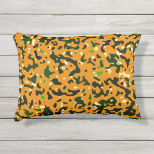 Rustikale Camouflage Camouflage Muster Kissen Für Draußen