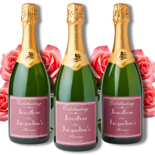 Rustikale Chic Dusty Rose Hochzeit Personalisierte