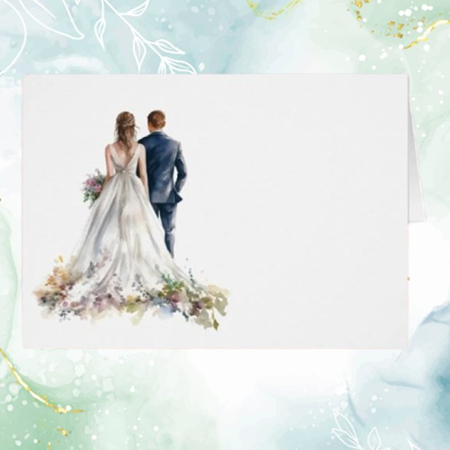 Rustikale Classic Boho Blumenkarte (Elevate your special day with a rustic classic boho floral wedding table card. Add a personal touch )