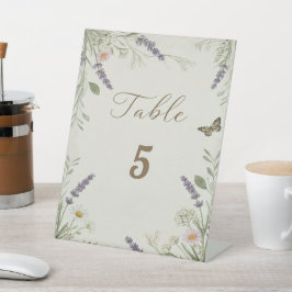 Rustikale Cotattecore Hochzeitskarte Sockelschild