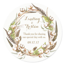 Rustikale Cotton Floral Wedding