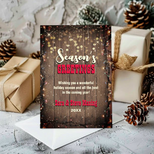 Rustikale Country Feen Lichter Weihnachten