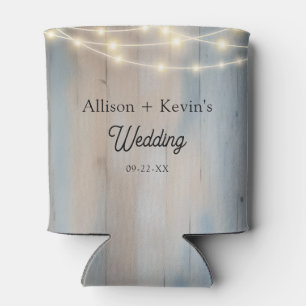 Rustikale Country String Lights Hochzeit Dosenkühler