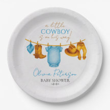 Rustikale Cowboy-Baby-Party-Schalen für Jungen
