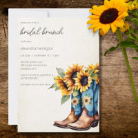 Rustikale Cowboystiefel & Sonnenblumen