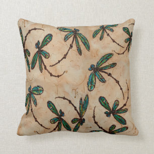 Rustikale Creme Dragonfly Flit Kissen