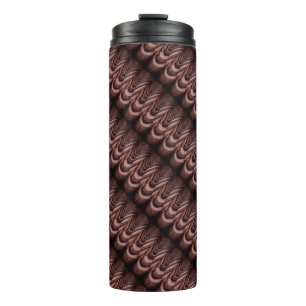 Rustikale Dachziegel mit einzigartiger Perspektive Thermosbecher