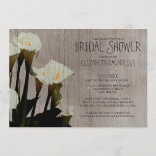 Rustikale Einladung von Calla Lily Bridal