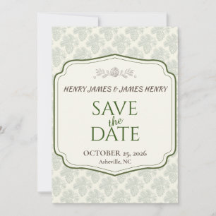 Rustikale Elegance Save The Date