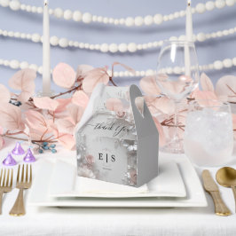 Rustikale, elegante 3D-Blumenhochzeit Geschenkschachtel