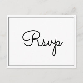 Rustikale Elegante UAWG Postkarte