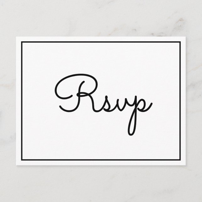Rustikale Elegante UAWG Postkarte (Vorderseite)