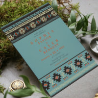 Rustikale Ethnic Tribal Winter Wedding
