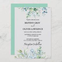 Rustikale Eukalyptus-Grüne Hochzeit