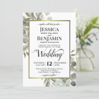 Rustikale Eukalyptus & Pine Winterhochzeit