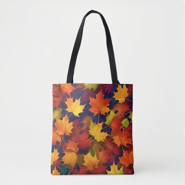 Rustikale Fall-Foliage-Tasche Tasche (Vorderseite)